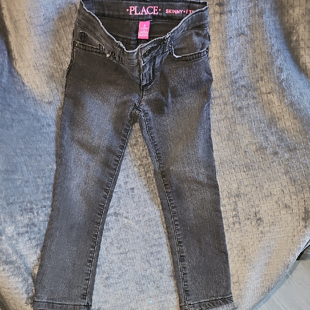 The Children's Place Dark Gray Skinny Jeans